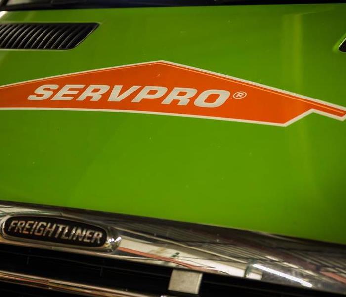 SERVPRO logo on vehicle