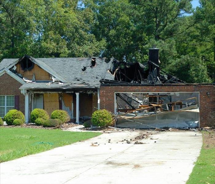 House after a fire